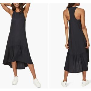 Sweaty Betty Ace Racerback Midi Dress XS Black